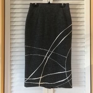 Modern Pencil Skirt- 100% Wool! EUC 3/$19